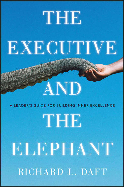 Book cover of The Executive and the Elephant