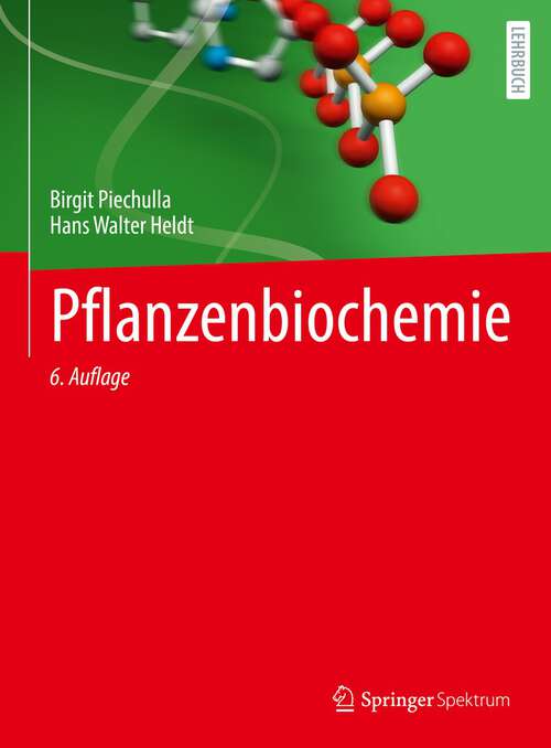 Book cover of Pflanzenbiochemie (6. Aufl. 2023)