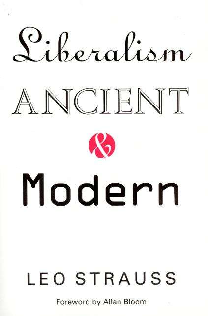 Book cover of Liberalism Ancient And Modern
