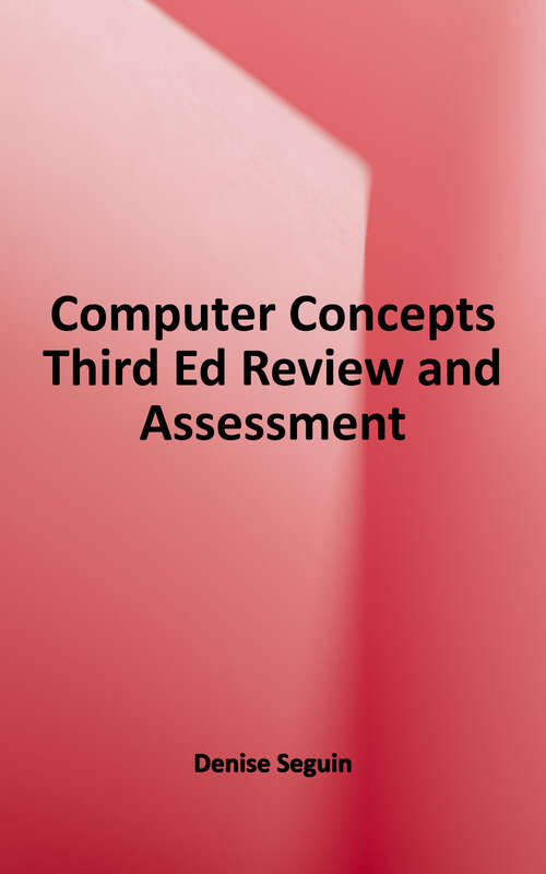 Book cover of Computer Concepts (Third Edition)
