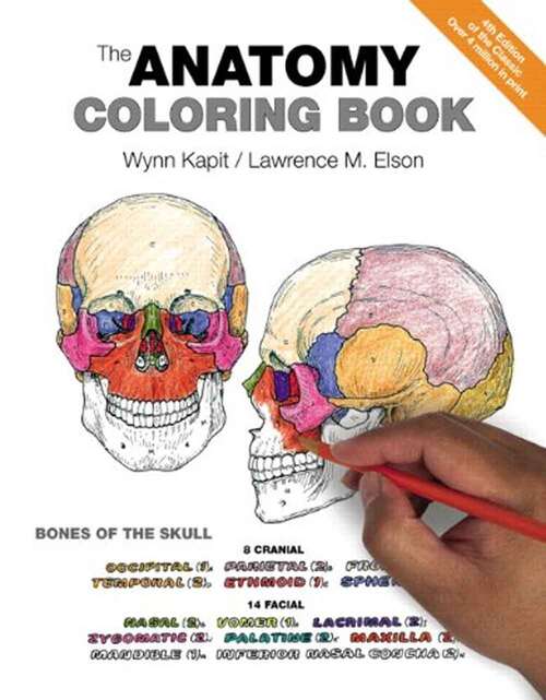 Book cover of The Anatomy Coloring Book (Fourth Edition)