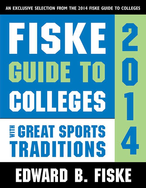 Book cover of Fiske Guide to Colleges with Great Sports Traditions