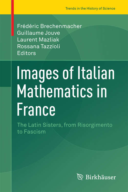 Book cover of Images of Italian Mathematics in France