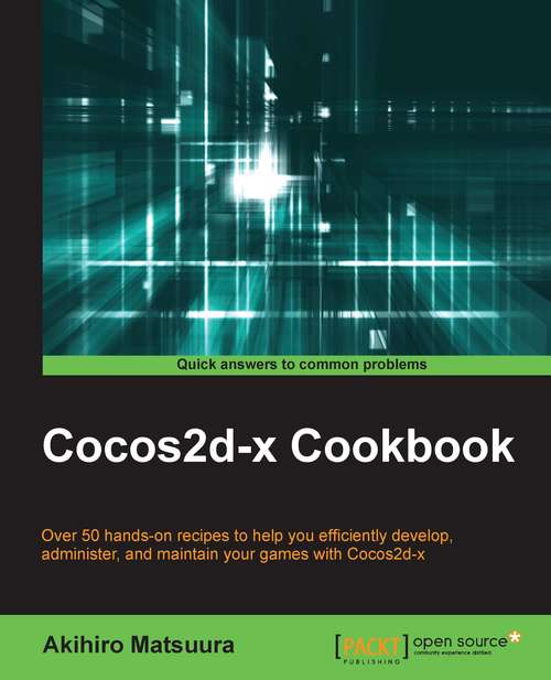 Book cover of Cocos2d-x Cookbook