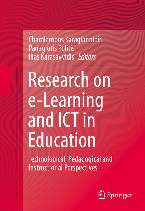 Book cover of Research on e-Learning and ICT in Education