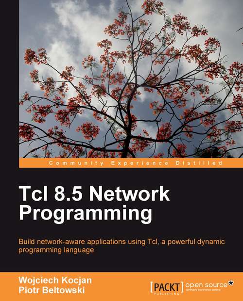 Book cover of Tcl 8.5 Network Programming