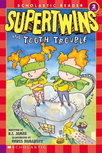 Book cover of Supertwins and Tooth Trouble