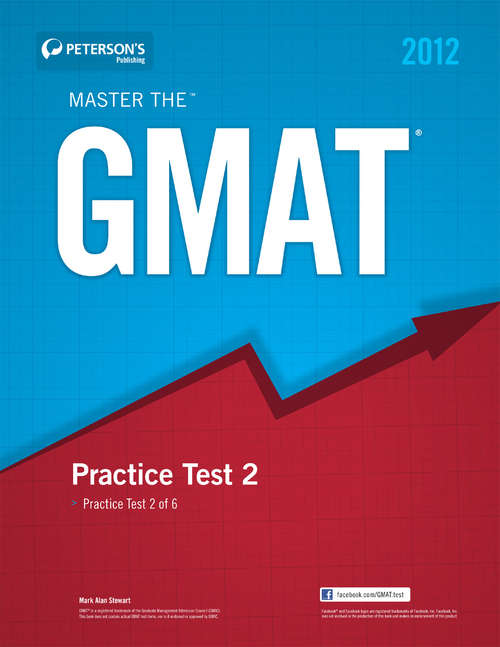 Book cover of Master the GMAT: Practice Test 2