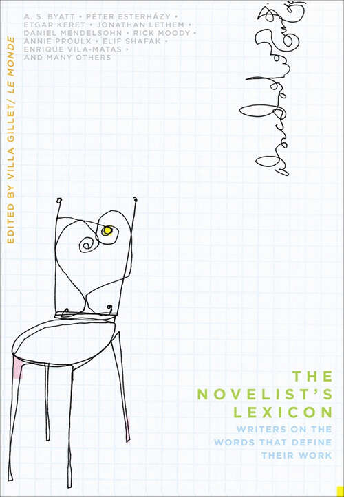 Book cover of The Novelist's Lexicon