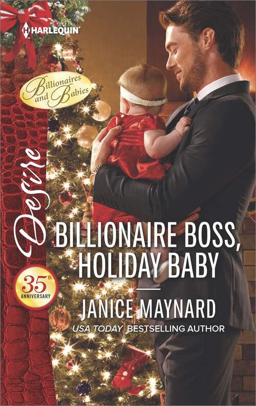 Book cover of Billionaire Boss, Holiday Baby: The Tycoon's Pregnant Mistress Bonus (Billionaires and Babies #89)