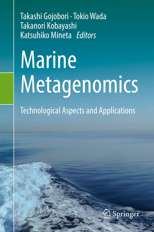 Book cover of Marine Metagenomics: Technological Aspects and Applications (1st ed. 2019)