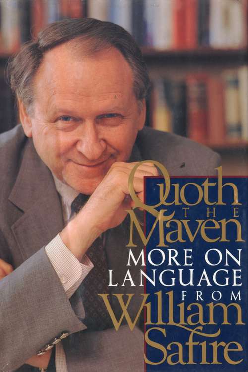Book cover of Quoth the Maven