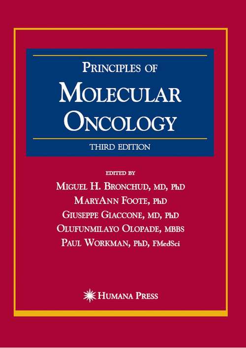 Book cover of Principles of Molecular Oncology