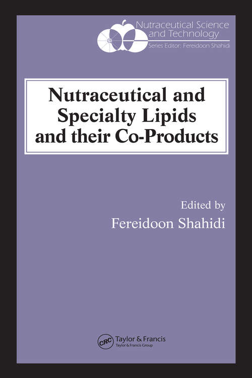 Book cover of Nutraceutical and Specialty Lipids and their Co-Products