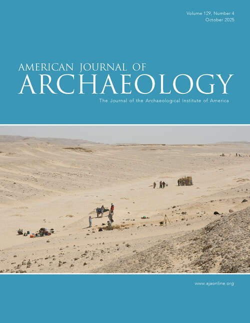 Book cover of American Journal of Archaeology, volume 129 number 4 (October 2025)