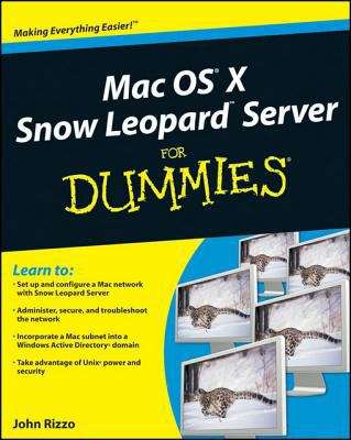 Book cover of Mac OS X Snow Leopard Server For Dummies