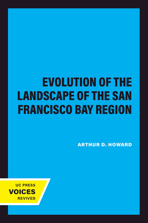 Book cover of Evolution of the Landscape of the San Francisco Bay Region (4)