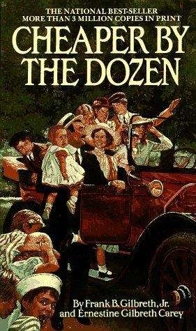 Book cover of Cheaper by the Dozen