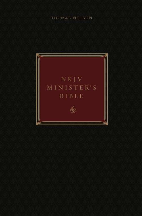 Book cover of NKJV, Minister's Bible, Ebook, Red Letter Edition