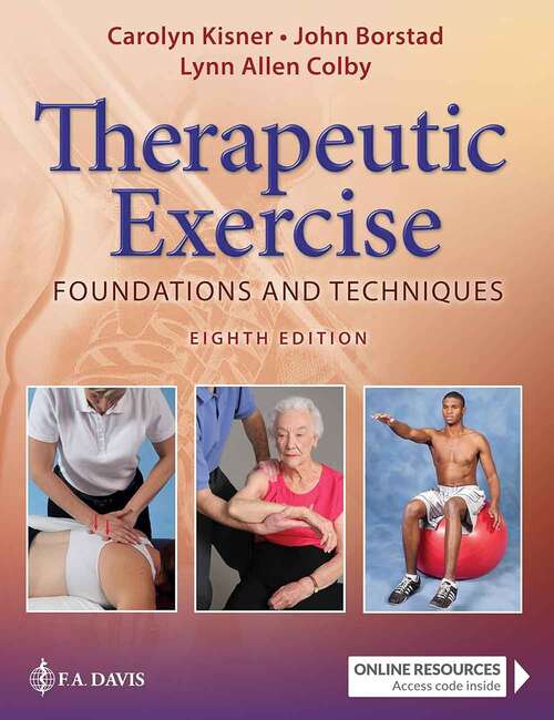 Book cover of Therapeutic Exercise Foundations and Techniques (Eighth Edition)
