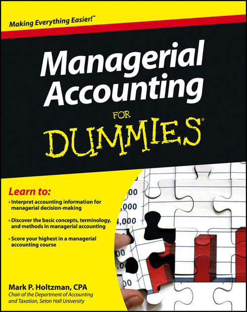 Book cover of Managerial Accounting For Dummies