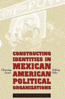 Book cover of Constructing Identities in Mexican-American Political Organizations: Choosing Issues, Taking Sides
