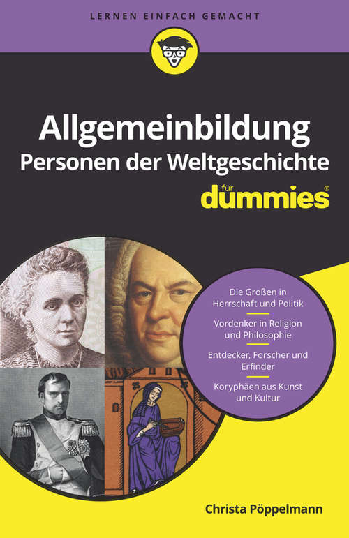 Book cover of Allgemeinbildung Personen der Weltgeschichte für Dummies (Für Dummies)