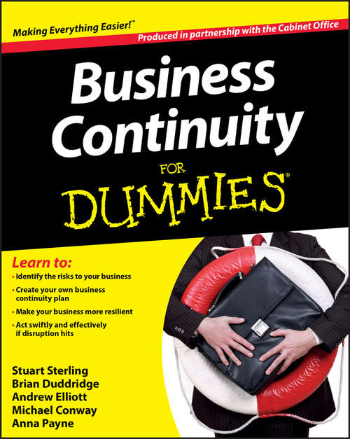 Book cover of Business Continuity For Dummies