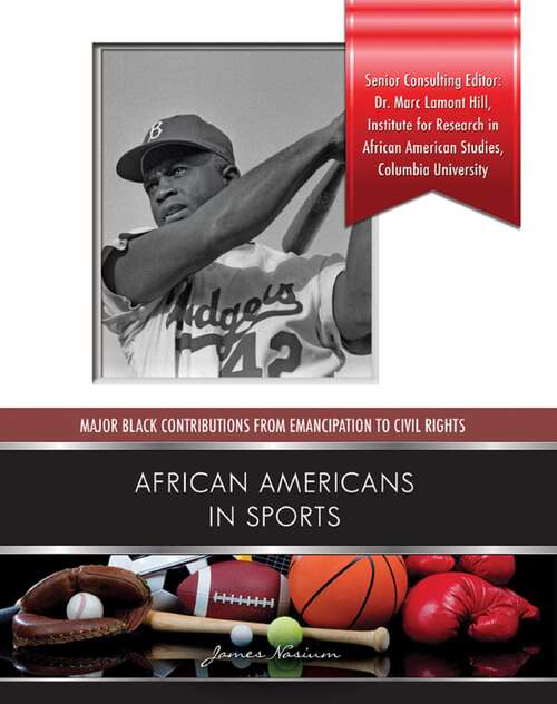 Book cover of African Americans in Sports (Major Black Contributions from Emancipat)