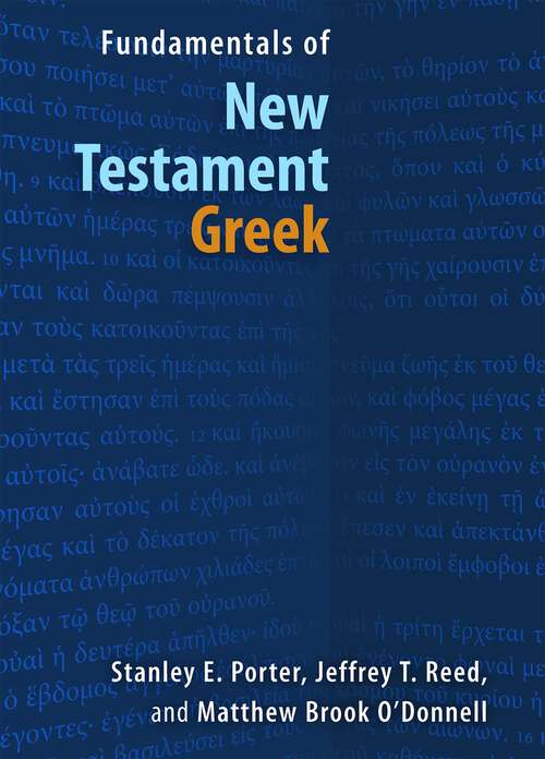 Book cover of Fundamentals of New Testament Greek: Workbook