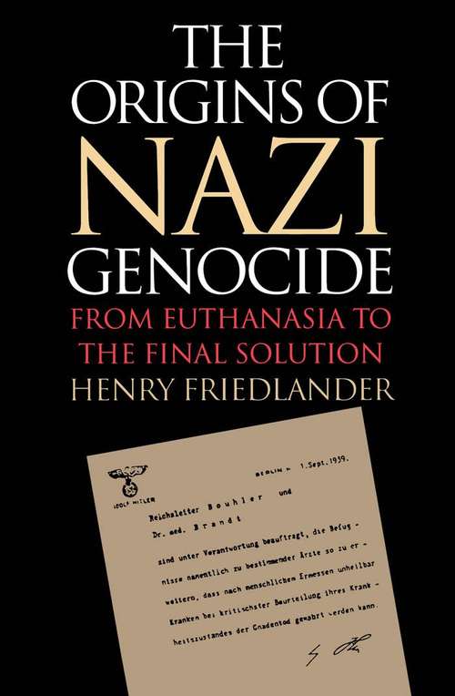 Book cover of The Origins of Nazi Genocide