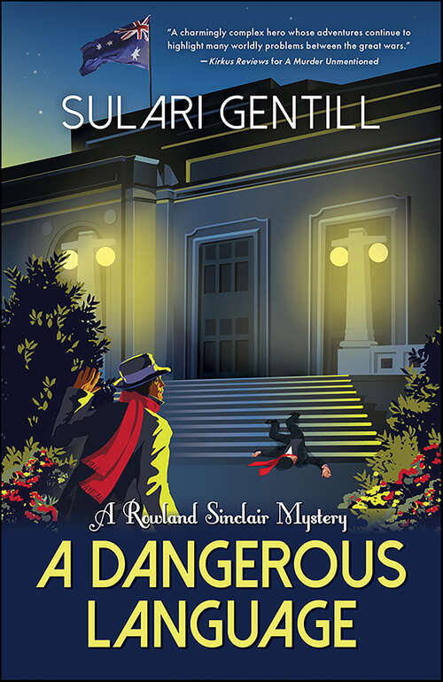 Book cover of A Dangerous Language (Rowland Sinclair WWII Mysteries #7)