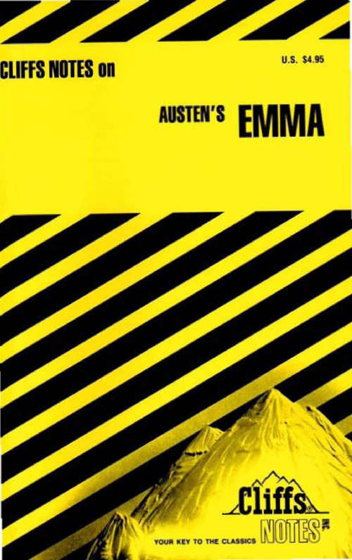 Book cover of CliffsNotes on Austen's Emma