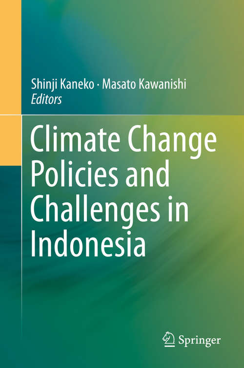 Book cover of Climate Change Policies and Challenges in Indonesia