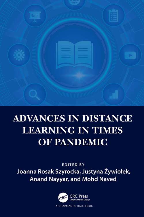 Book cover of Advances in Distance Learning in Times of Pandemic