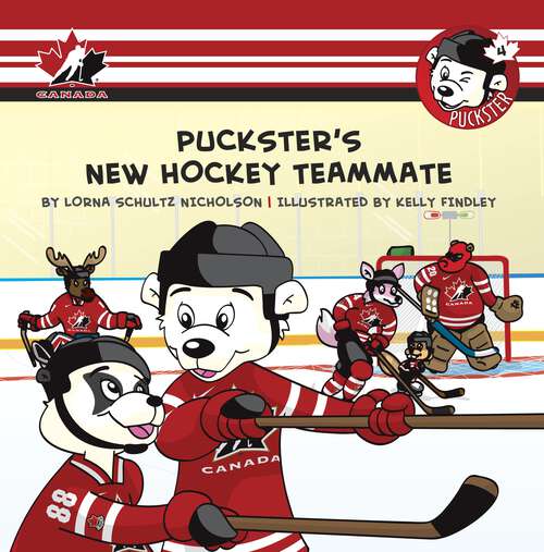 Book cover of Puckster's New Hockey Teammate (Puckster)