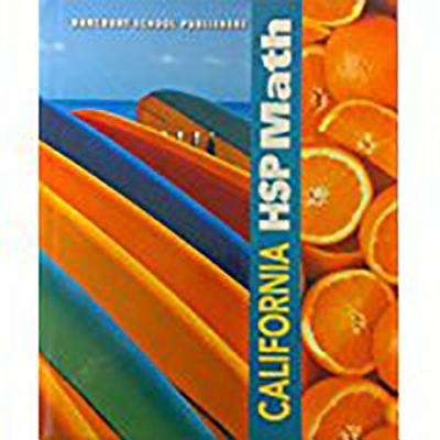 Book cover of California HSP Math
