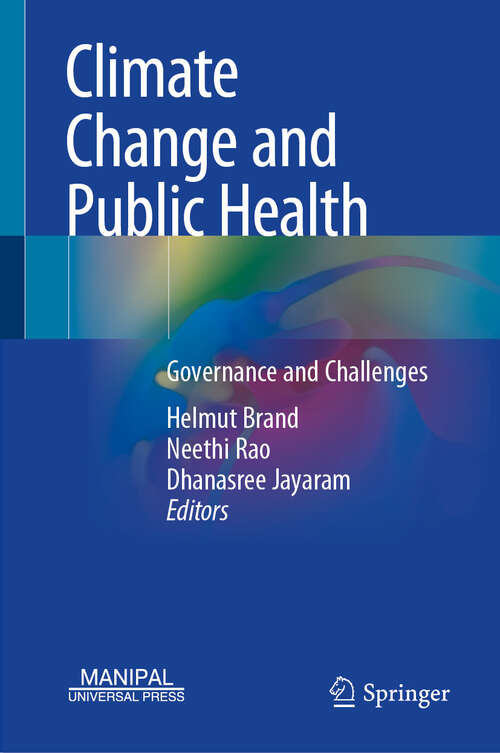 Book cover of Climate Change and Public Health: Governance and Challenges