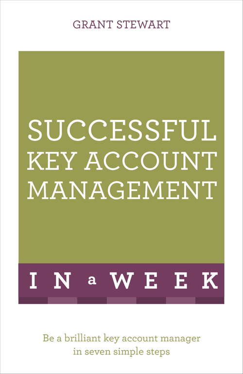 Book cover of Successful Key Account Management In A Week