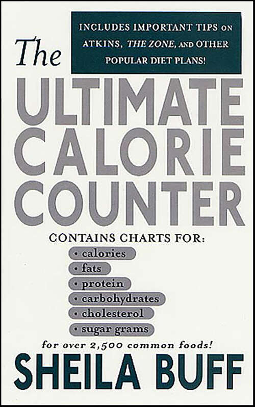 Book cover of The Ultimate Calorie Counter