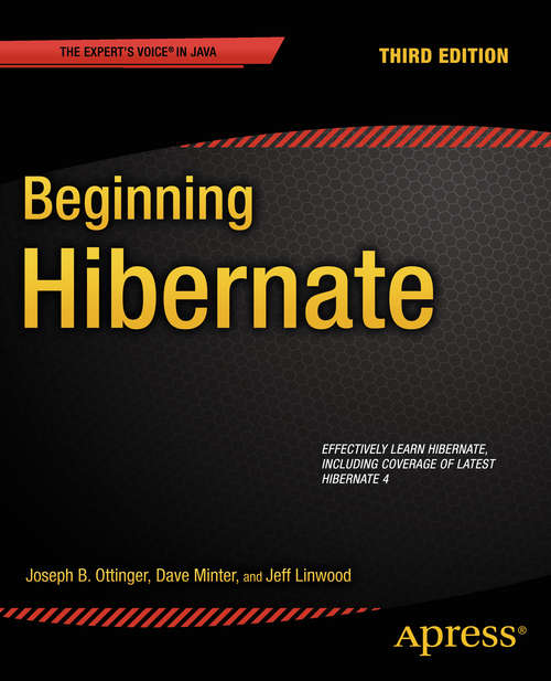 Book cover of Beginning Hibernate