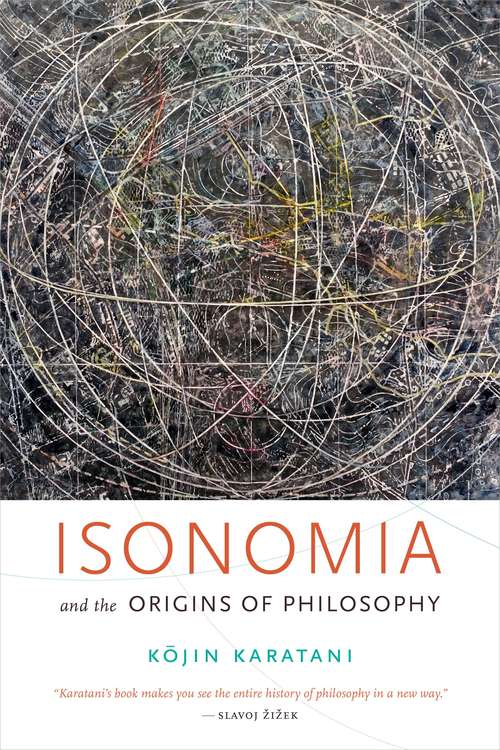Book cover of Isonomia and the Origins of Philosophy