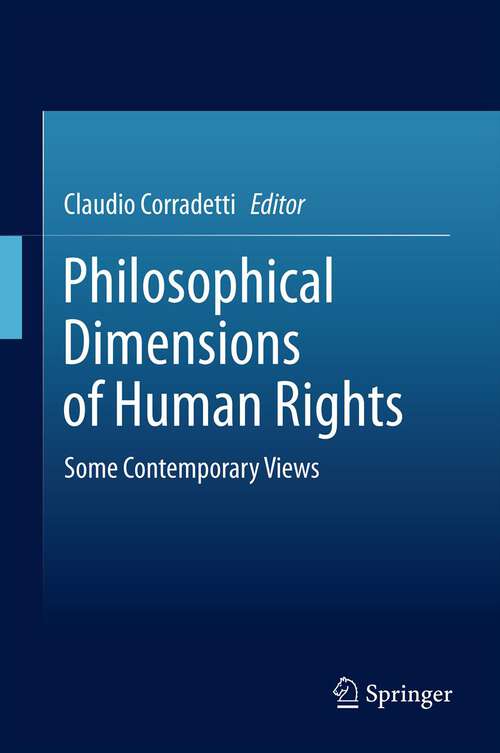 Book cover of Philosophical Dimensions of Human Rights