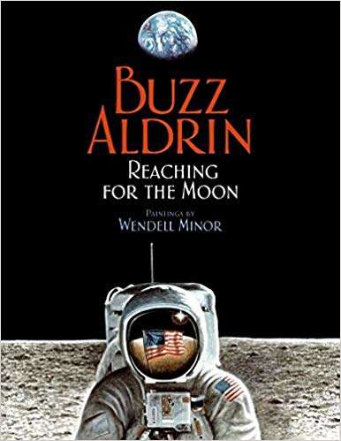 Book cover of Buzz Aldrin: Reaching for the Moon