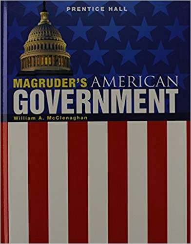 Book cover of Magruder's American Government