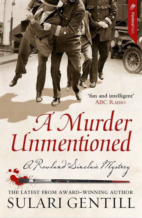 Book cover of A Murder Unmentioned (Rowland Sinclair #6)
