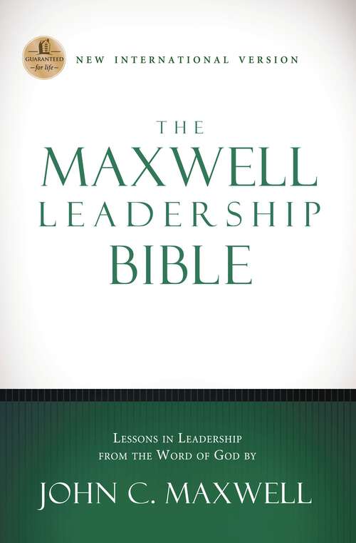 Book cover of The Maxwell Leadership Bible, NIV