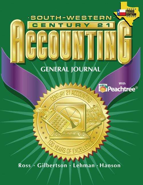 Century 21 Accounting: General Journal (Texas Edition)