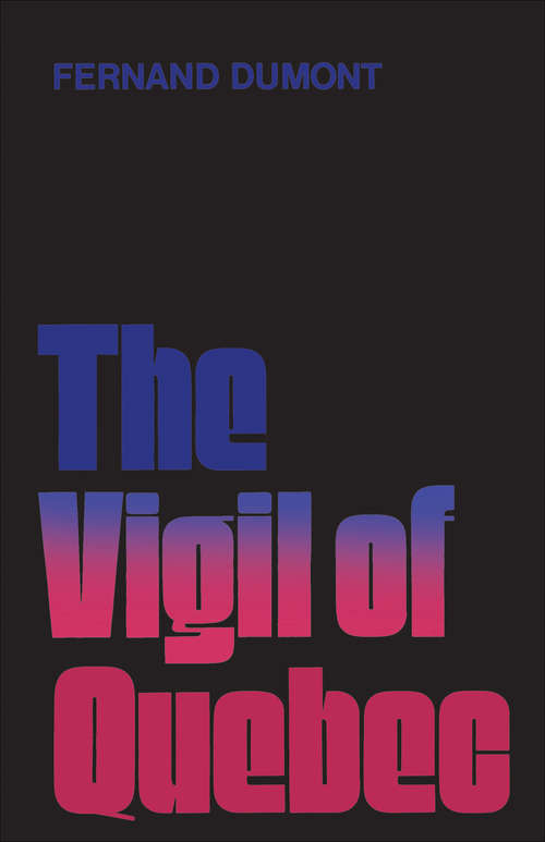 Book cover of The Vigil of Quebec