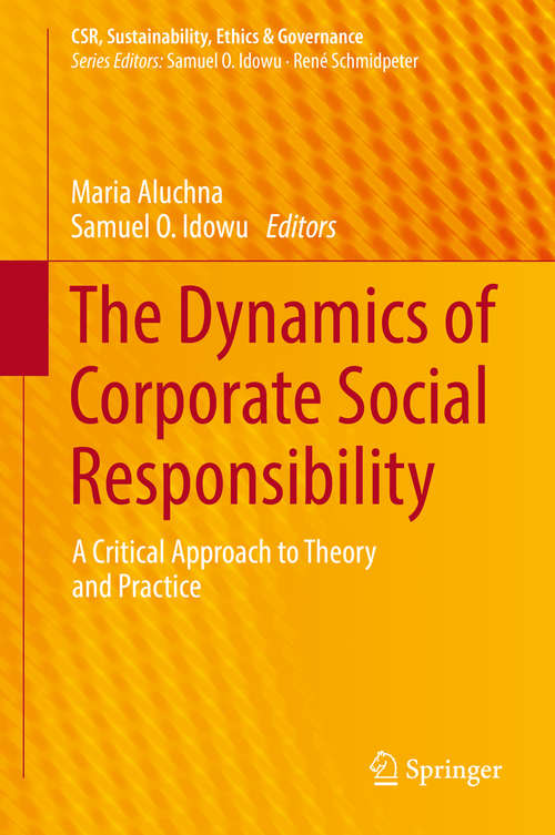 Book cover of The Dynamics of Corporate Social Responsibility